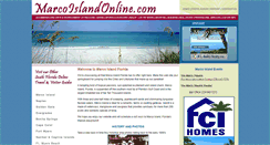 Desktop Screenshot of marcoislandonline.com